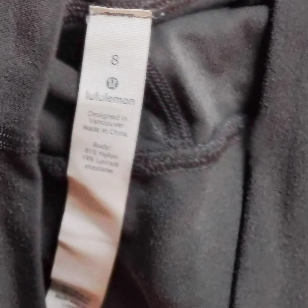 Lululemon Align Crop Dark Gray High-Waisted Leggings - Picture 2 of 6